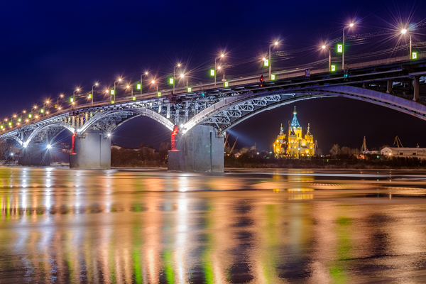 Архитектурно-художественная подсветка Канавинского моста