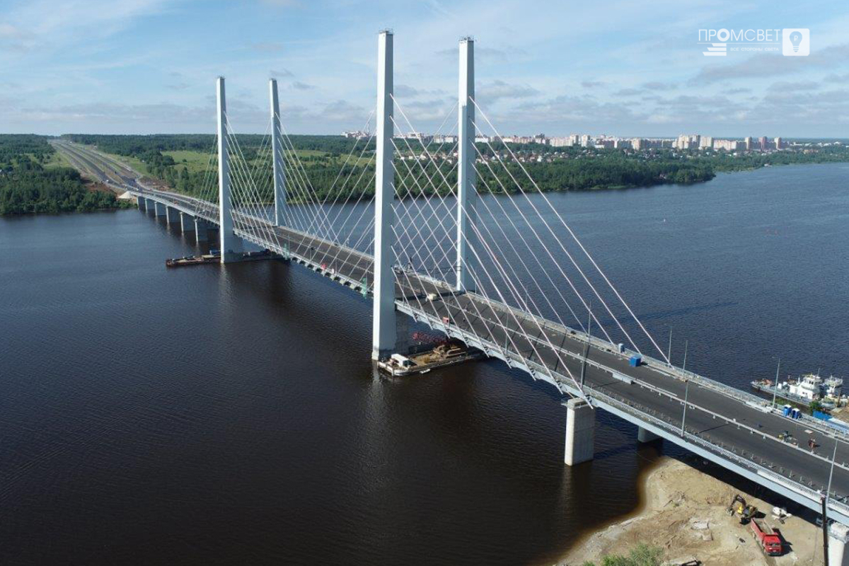 Мостовой переход через реку Шексну
