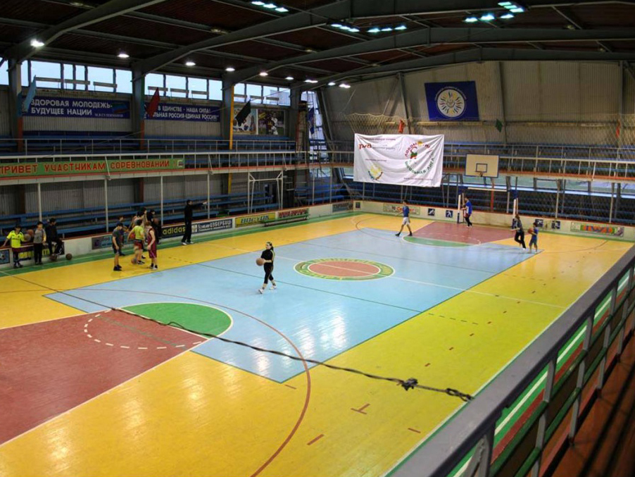 Световое обеспечение спортзала в Дагестане