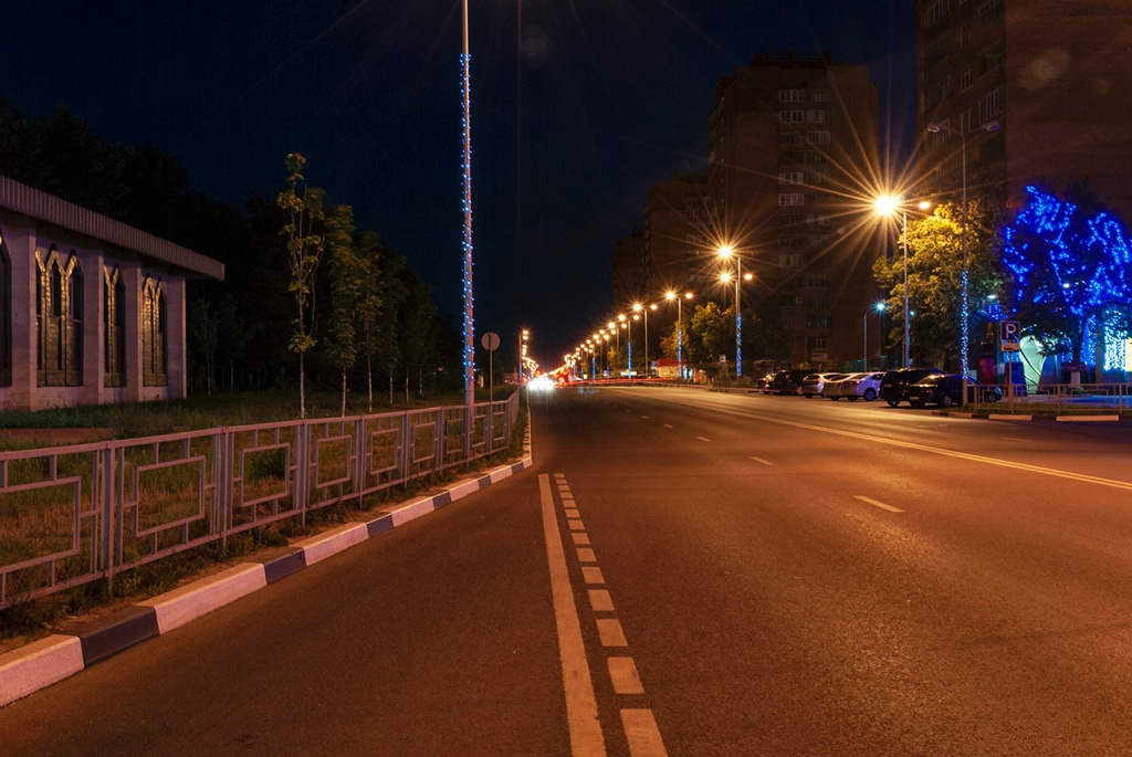 Освещение проспекта Молодёжного в Нижнем Новгороде